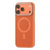 Unique Matte Cooling Case For iPhone 17 16 15 14 13 12 Pro Max Breathable Magnetic Anti-Drop Metal Camera Frame Protective Cover