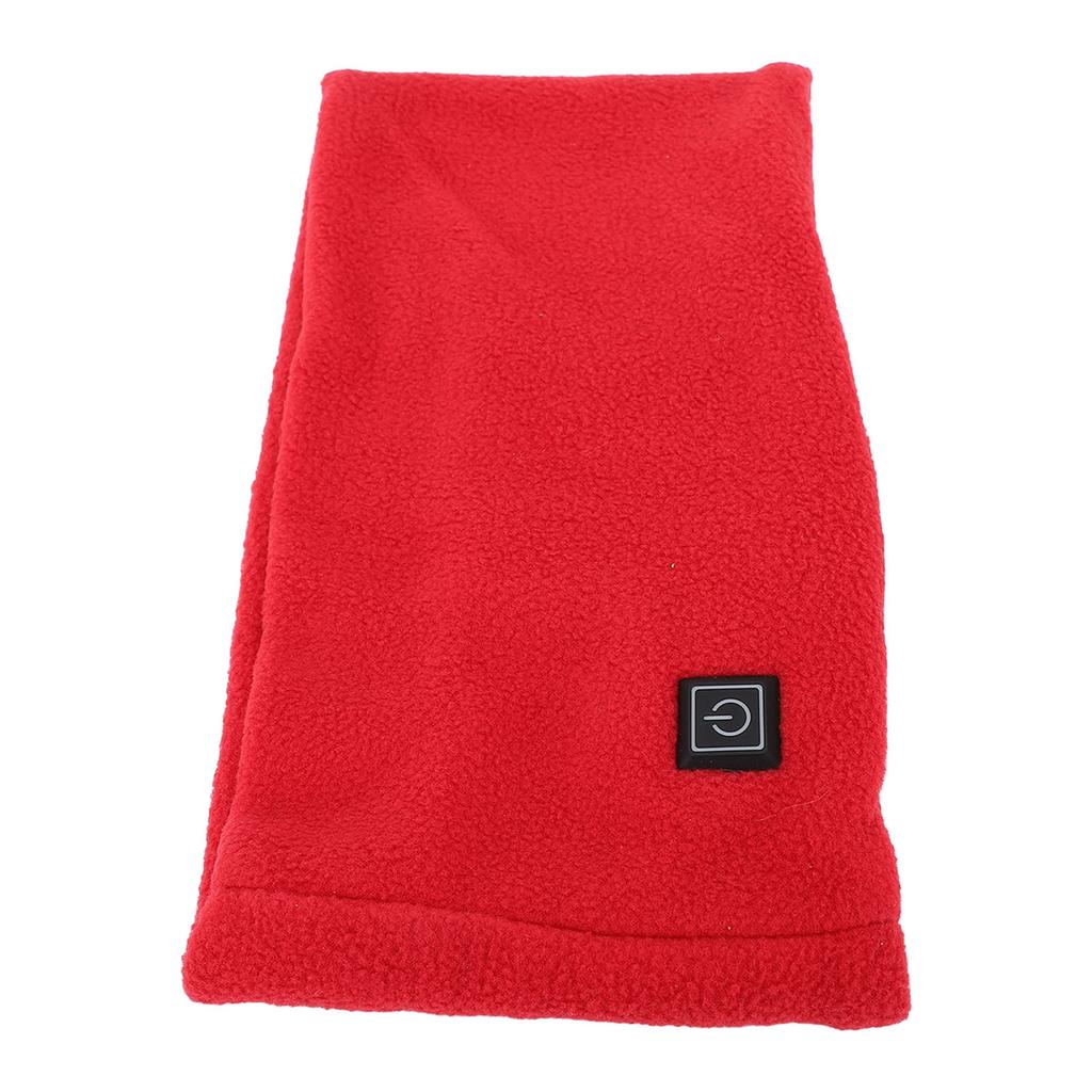 Heated Scarf Women Men Electric Heating USB Powered Neck Warmer for Winter Outdoor Cycling Pink