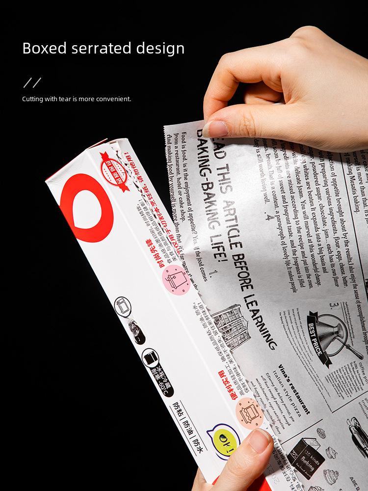 Japanese Oil-Absorbing Baking Paper: Oven, Air Fryer, Dinner Plate Wrap