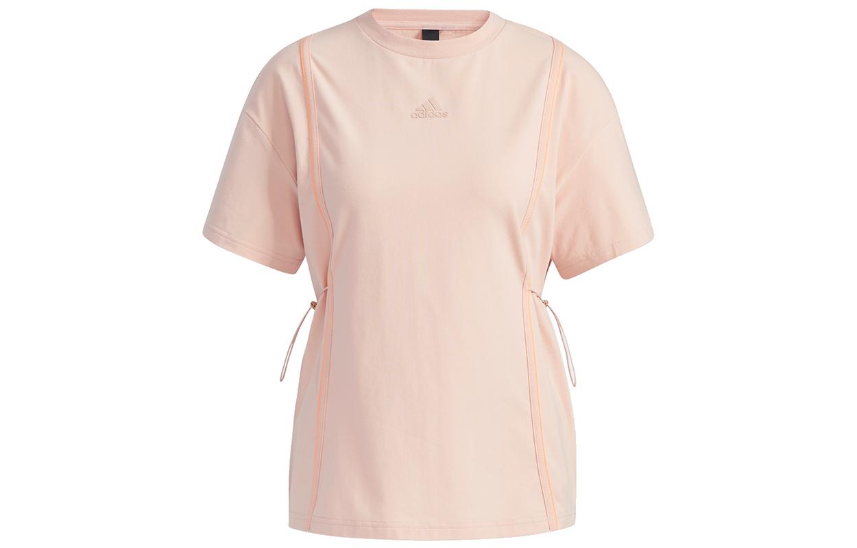 Adidas T Shirts Women s Pink Crew Neck Moderate Other GP0594 L