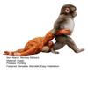 Monkey Stickers Adorable Baby Monkey Window Decal for Car And Glass Surfaces Easy to Install Remove No Residue Vinyl Cute Animal Decoration