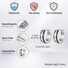 Punk Stainless Steel Huggie Earrings for Men, Fashion Unique Small Hoop Earrings, Waterproof Hypoallergenic Jewelry