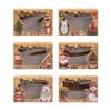 6pcs Sturdy Structure Christmas Candy Box Thick Cardboard Empty Chocolate Box  Baking Lovers