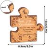 MZ1021-1031 Mother's Day Heart Wooden Desktop Ornament