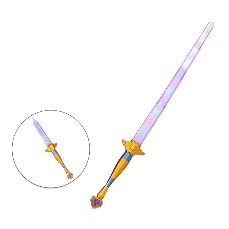 1 Pcs Cartoon Halloween Christmas Fancy Party Costume Accessories Disguise Demon Hunter Of Kpop Rumi Mira Cosplay Long Blade