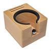 Anti Slip Espresso Knock Box Made of Wood for Kitchen and Shop Use