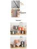 Large Capacity Foldable Storage Box, Cotton Linen Organizer with Steel Frame for Home Quilts and Clothes