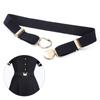 Decorations Solid Color Punch-free Waistband Children Stretch Belts Waist Belt Heart Shape Buckle