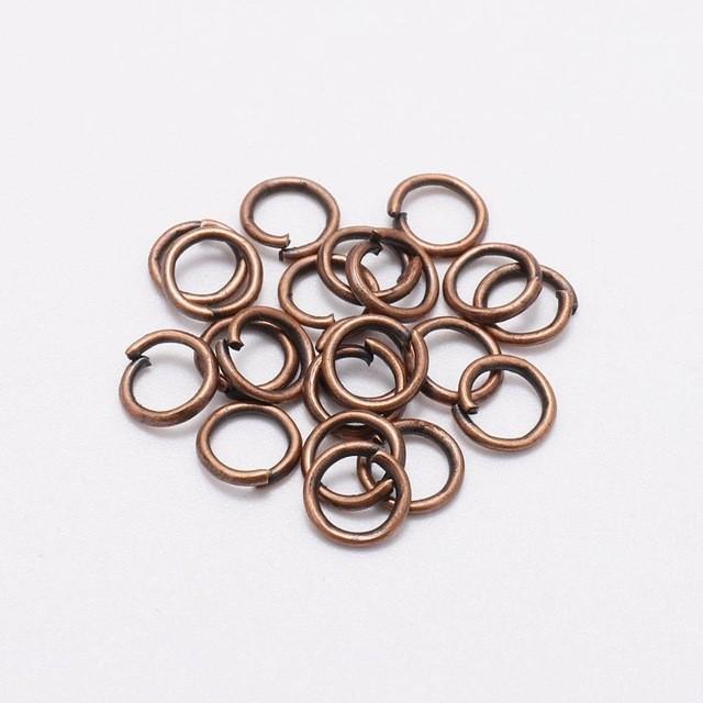 3-20Mm iron ring opening ring single ring manual connecting ring closed ring bracelet necklace connecting ring jewelry accessories
