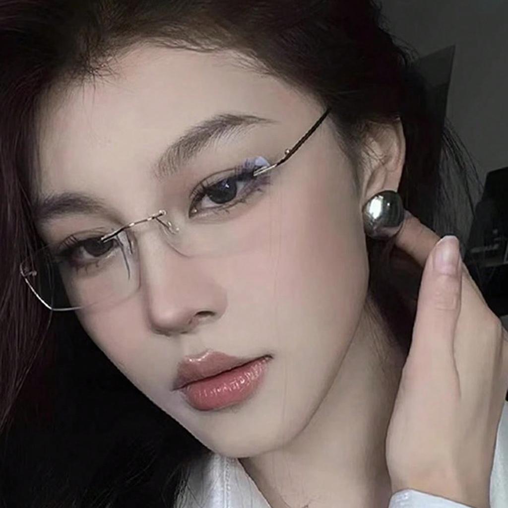 1 Einfache randlose Svener Business Ultraleichte flache Brille Vielseitige und uneingeschränkte dekorative Brille