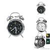 Reloj Despertador Moderno de Cuarzo Para Adultos Con Luz Nocturna Fuerte Diseño de Doble Campana