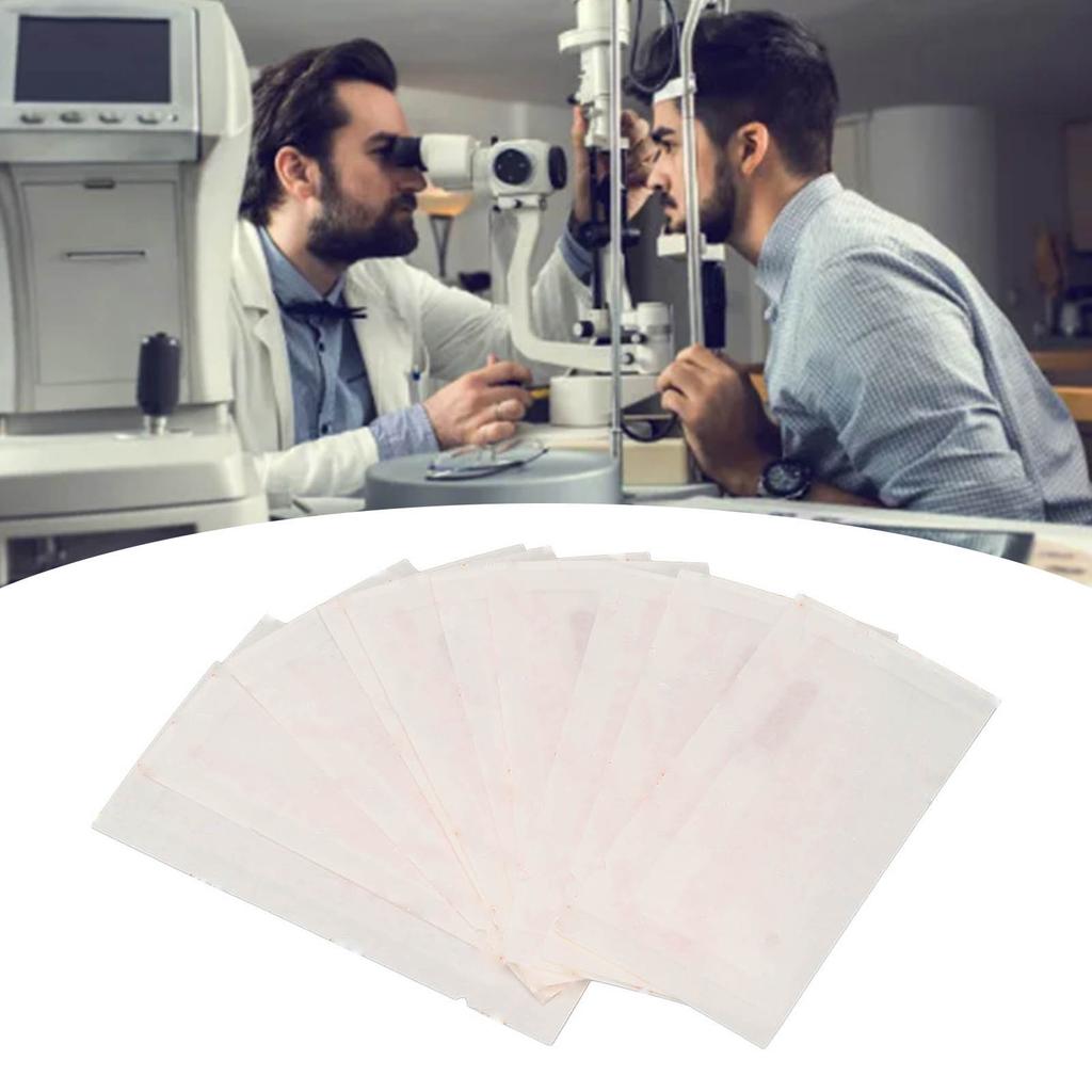 10pcs Fluorescein Sodium Ophthalmic Test Strip Professional Portable Cornea Cellular Damage Test Strips
