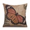 Linen Pillowcase Home Cute Butterfly Sofa Pillowcase Office Nap Pillow