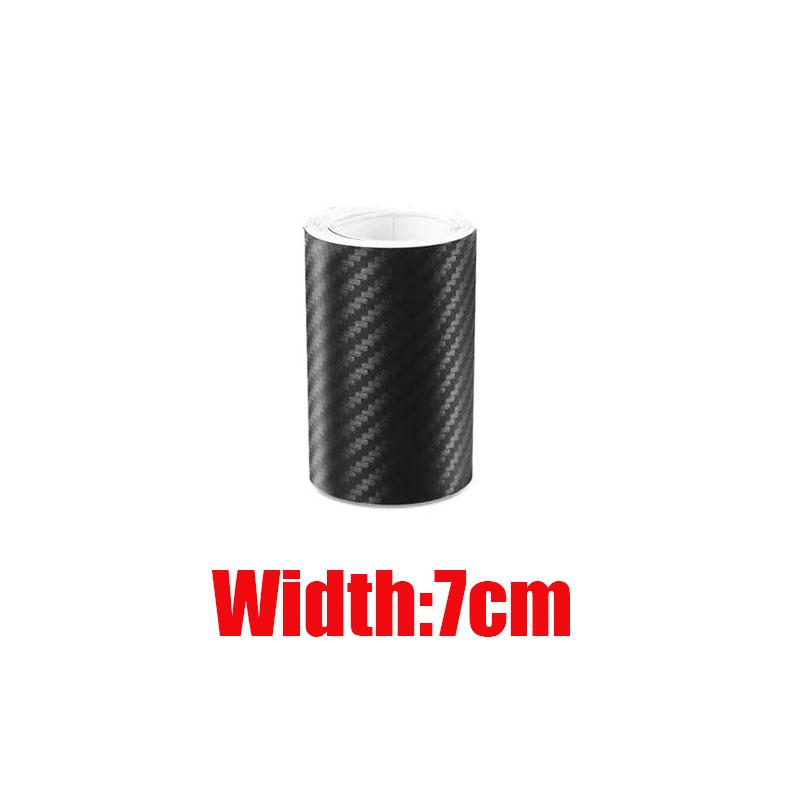 1/2pcs Carbon Fiber Automotive Adhesive Tape Roll Matte Black Protective Car Film Self-Adhesive Film 3D Car Film AccessoriesPinstriping Tape 3