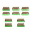 24 Cells Highter Nursery Pots Seeding Trays Seed Starter Kits Humidity Domes Cover Gardening Plant Germination Trays Box