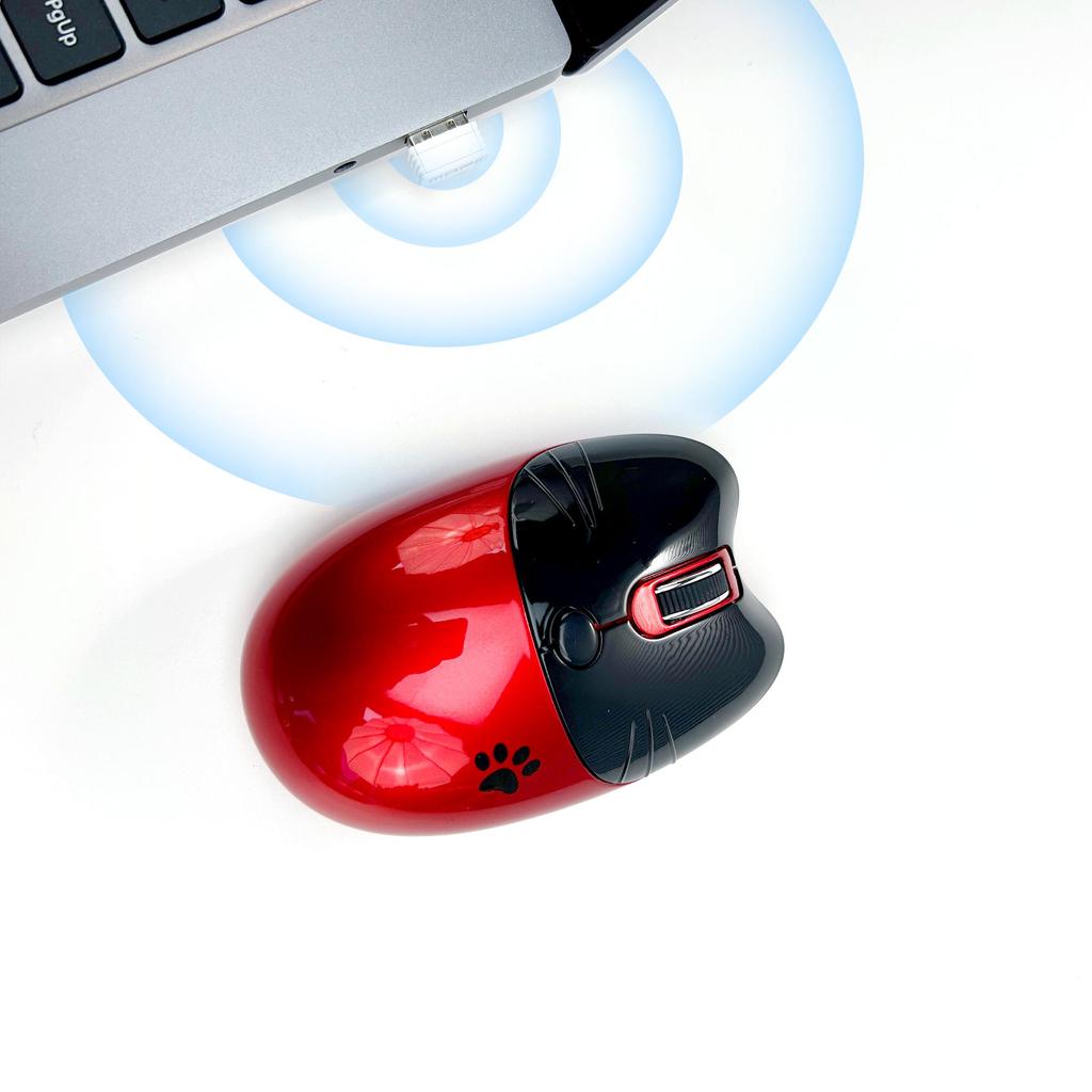 Mofii Mouse M3 DM High-End Wireless Bluetooth Doppia Connettività – Mouse Wireless Silenzioso per Uso Ufficio Laptop