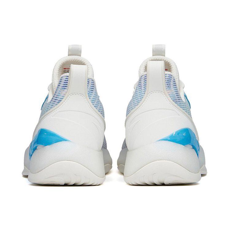 Anta Light Cavalry 7 Abrasion Resistant Slip Resistant Low top Performance Basketball Shoes Men's White Blue 112221606-5
