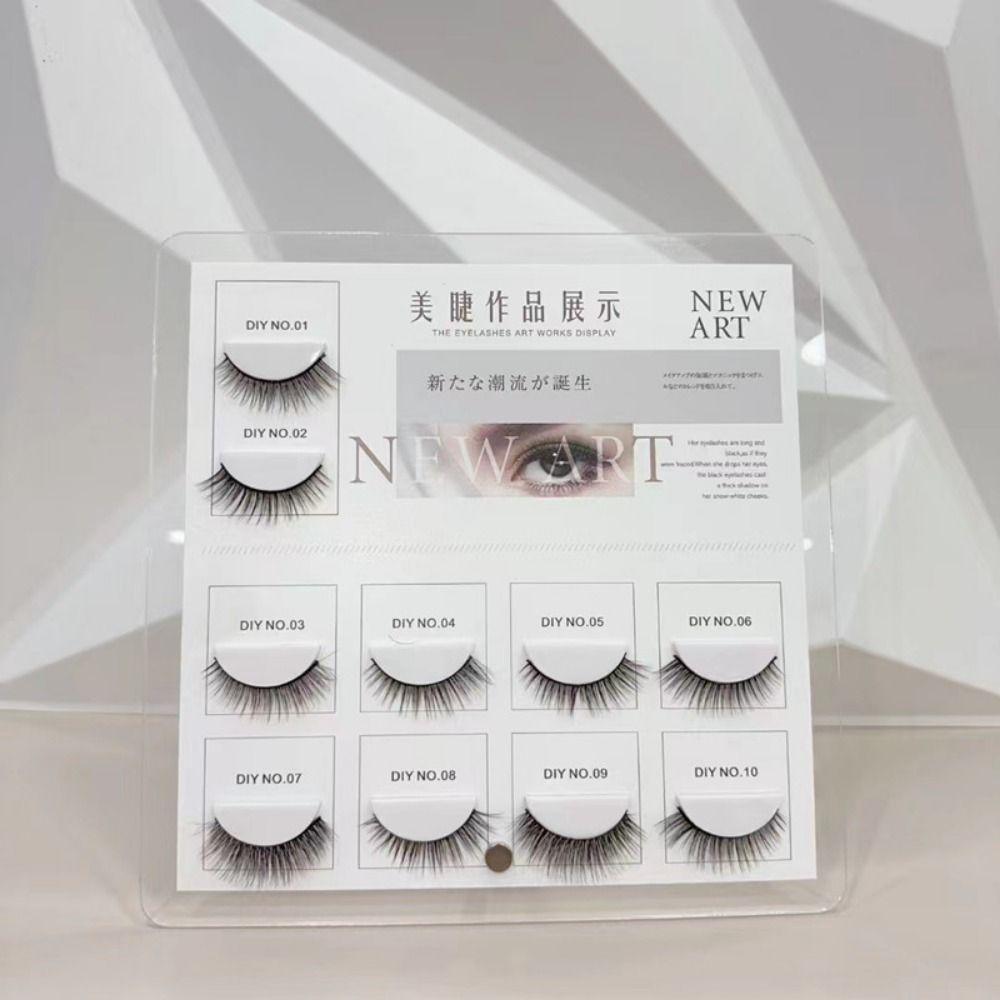 Metal Stand False Eyelashes Display Stand Detachable Eye Lash Plate  Beauty Salon