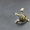 Ein Kampfschildkröten-Räucherstäbchenhalter - eine mittelalterliche Duellszene, stabiles Metall-Räucherschälchen, geeignet für Zuhause, Büro, Meditation