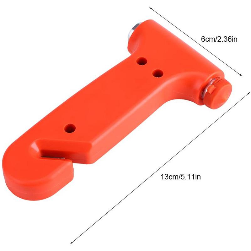 Car-Mounted Multi-Functional Rescue Hammer with Safety Strap Emergency Window-Breaking Device