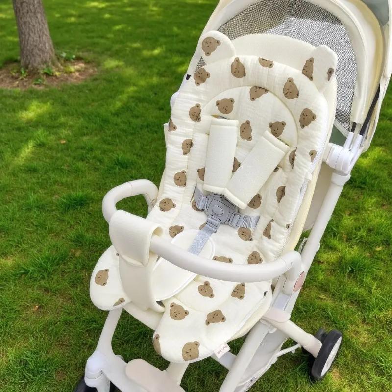 Baby Stroller Seat Cushion Soft Mattress Kids Pushchair Car Mat Stroller Accessories Baby Stroller Cushion