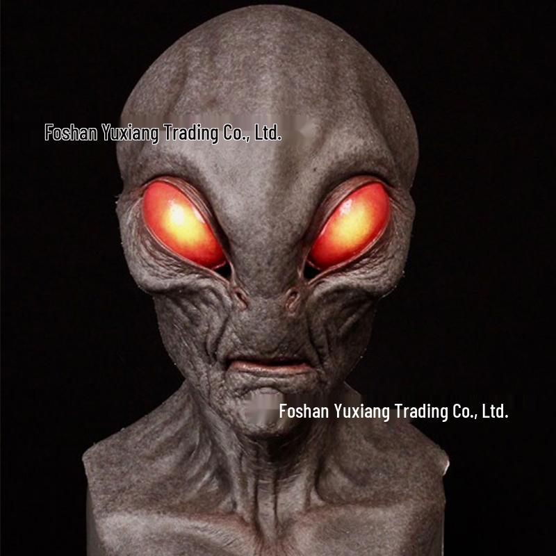 Faceless Alien Mask for Halloween Party Prank - Scary Masquerade Headgear