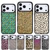 Leopard Print Phone Case for iPhone 17 16 15 14 13 Pro Max Back Cover for 12 11 Pro Coque