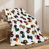 1pz Coperta Giocattolo Camion Carini Modello Veicoli Per Ragazzi Ragazze Regalo Anniversario Compleanno Regali Festival Coperte Morbide Uso Stagione Unica