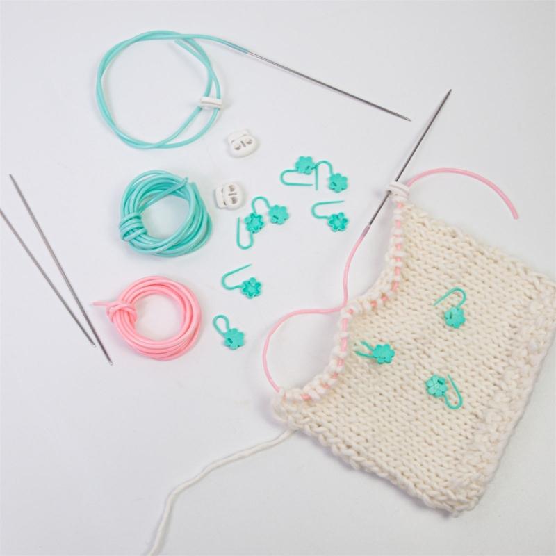 Stitching Markers Practical Knitting Needle Stoppers Knitting Stitching Holder Knitting Tool for Craft Project