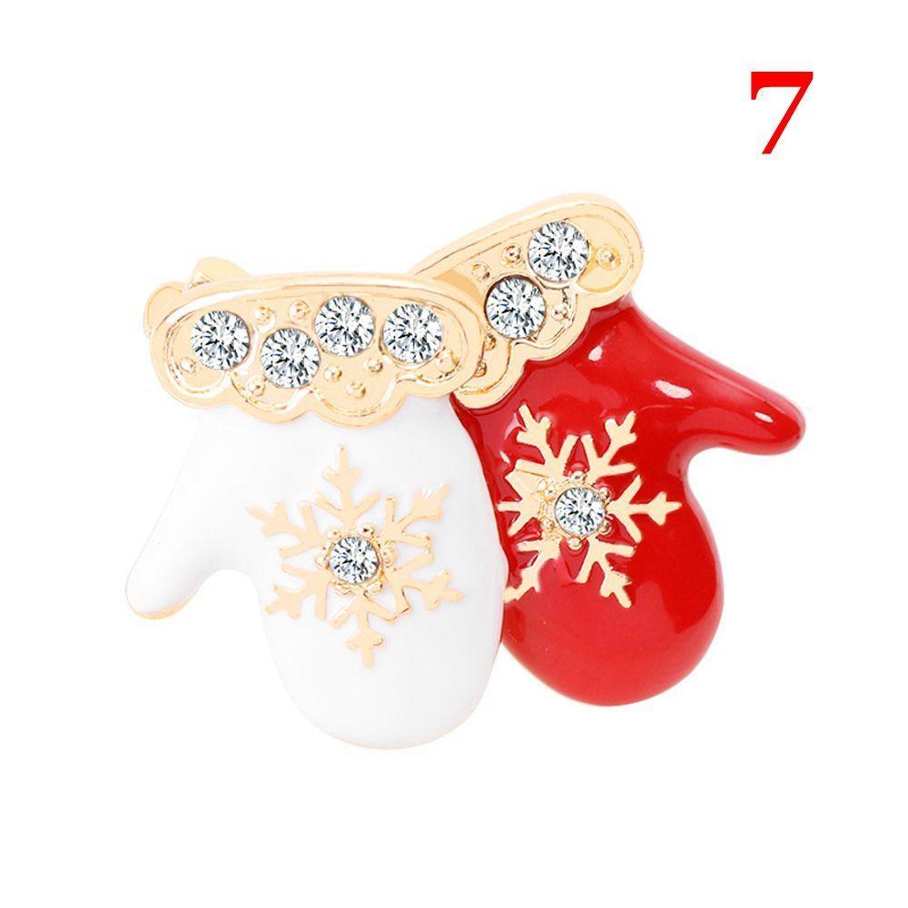 

Xmas Jewelry Merry Christmas Santa Claus Hat Enamel Brooch Badges Pin Christmas Wreath Bells 7