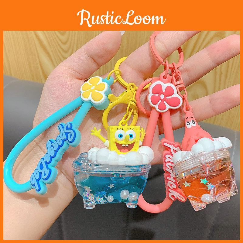Authentic Spongebob Squarepants Bathing Keychain Bag Pendant Wholesale