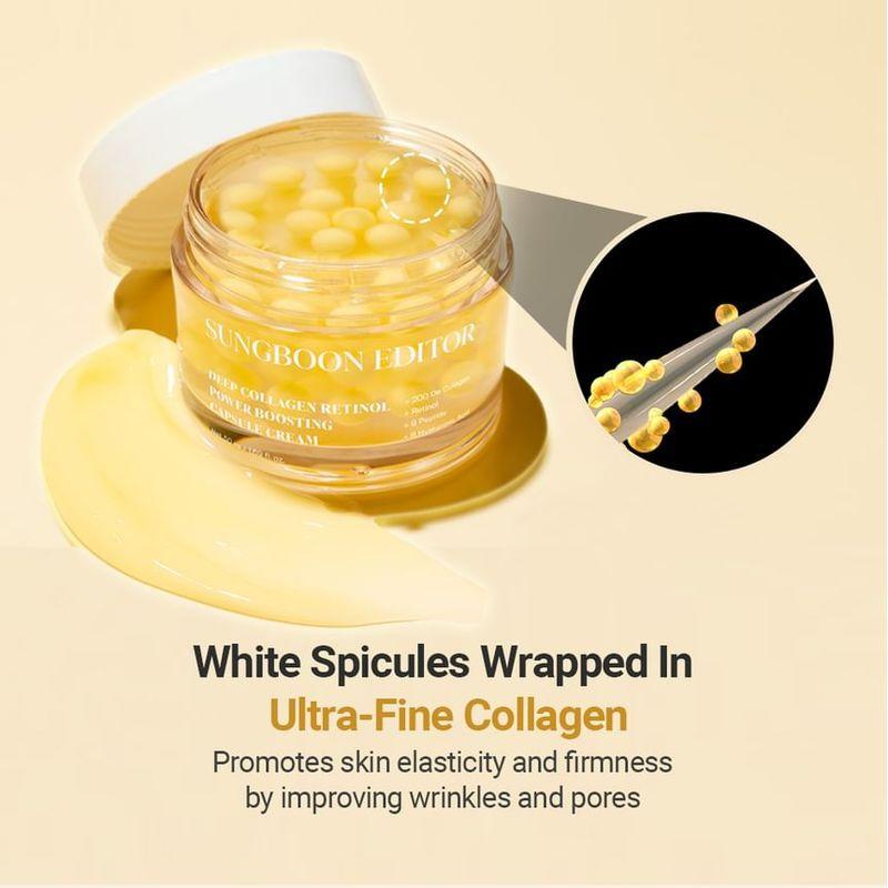 SUNGBOON EDITOR Deep Collagen Retinol Power Boosting Capsule Cream