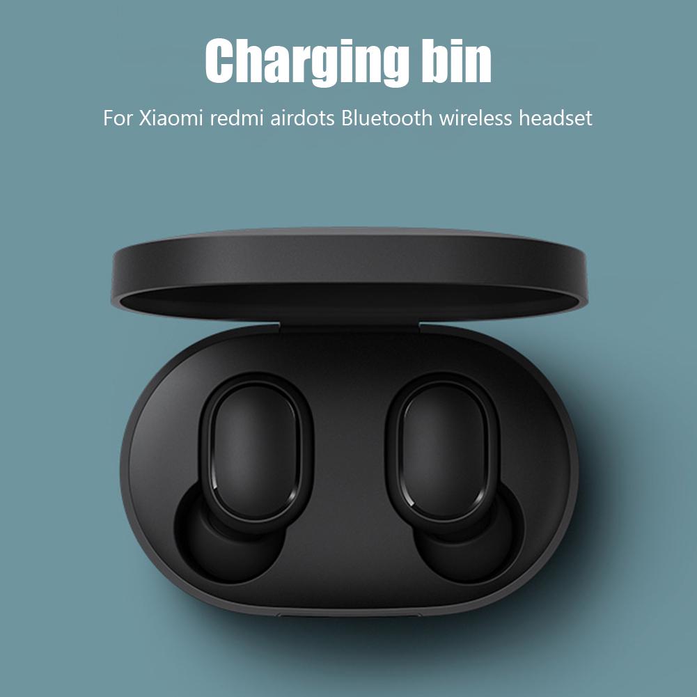 300mAh Replacement Charging Box for Xiaomi Redmi AirDots TWS Earbuds Earphones Accessories with USB Cable Charging Case