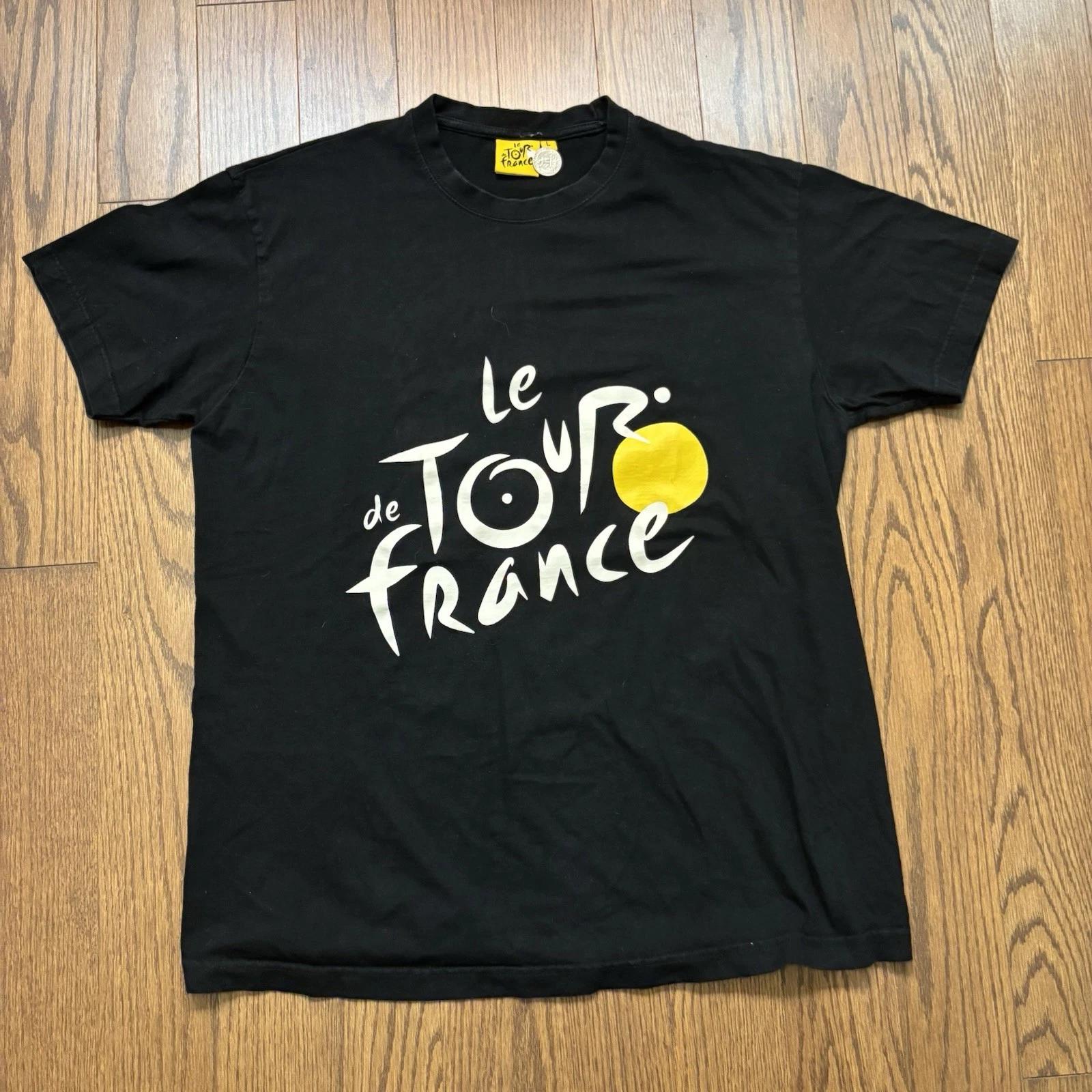 

Vintsge Le Tour De France T Shirt Men’s L Biking Bicycle Y2K Cycling RARE M