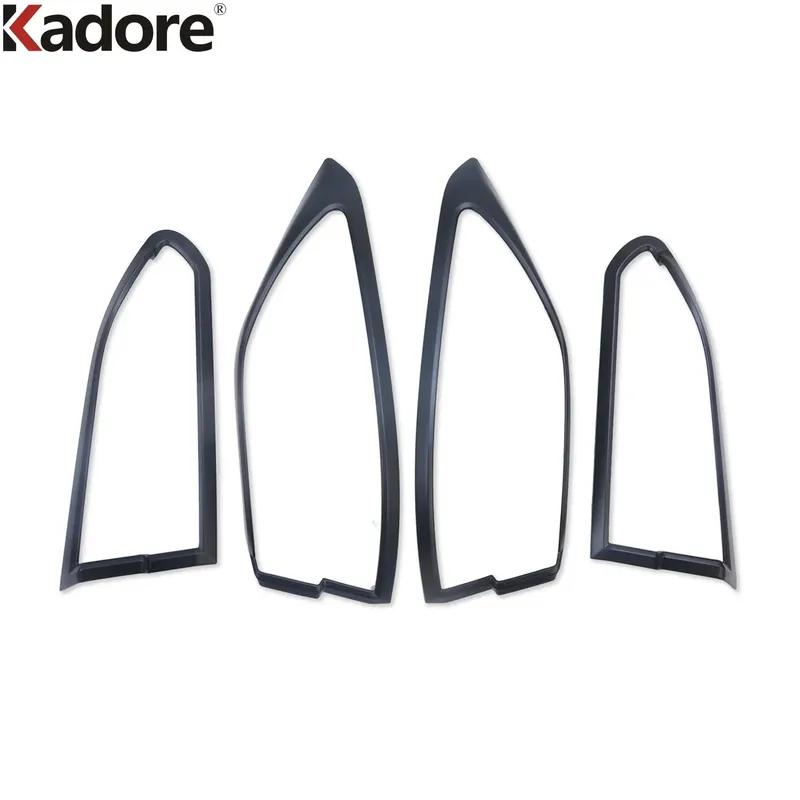 For Toyota Corolla Cross GR 2018-   2024 2025 Black Car Rear Tail Light Lamp Cover Trim Taillight Trims Accessories