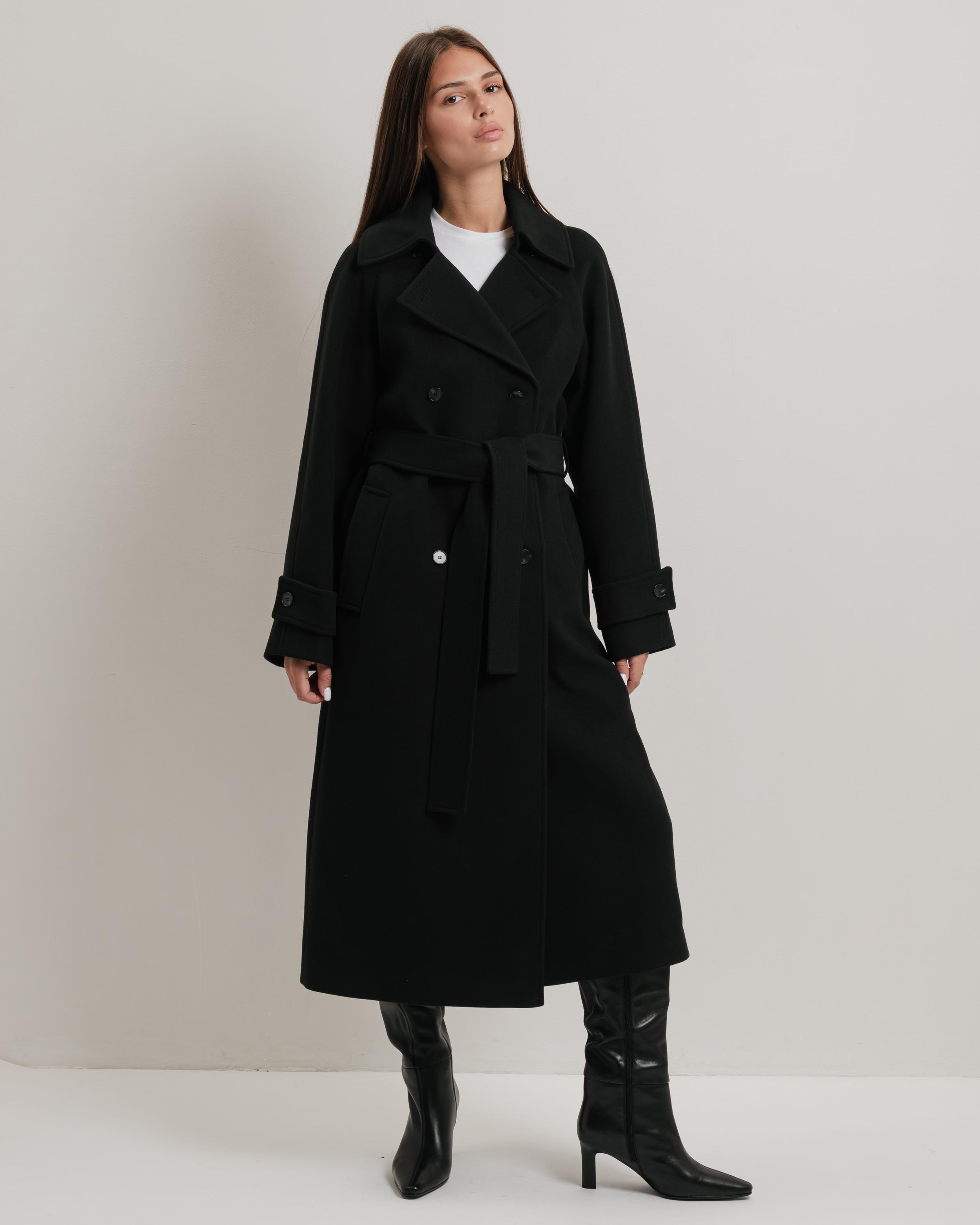 

Пальто жіноче Fine Line 294 42 чорне 48 чорний