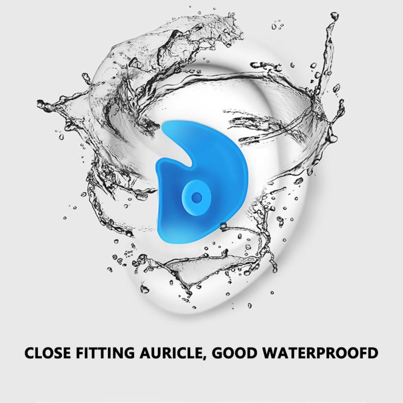 6 Sets Swimming Ear Plugs Professional Waterproof Reusable Silicone Earplugs Nose Clip Set With Case