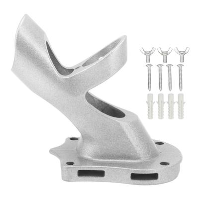Flag Bracket Adjustable 45 Degree Aluminum Alloy Strong Rustproof 3 Hole Flag Pole Holder Bracket