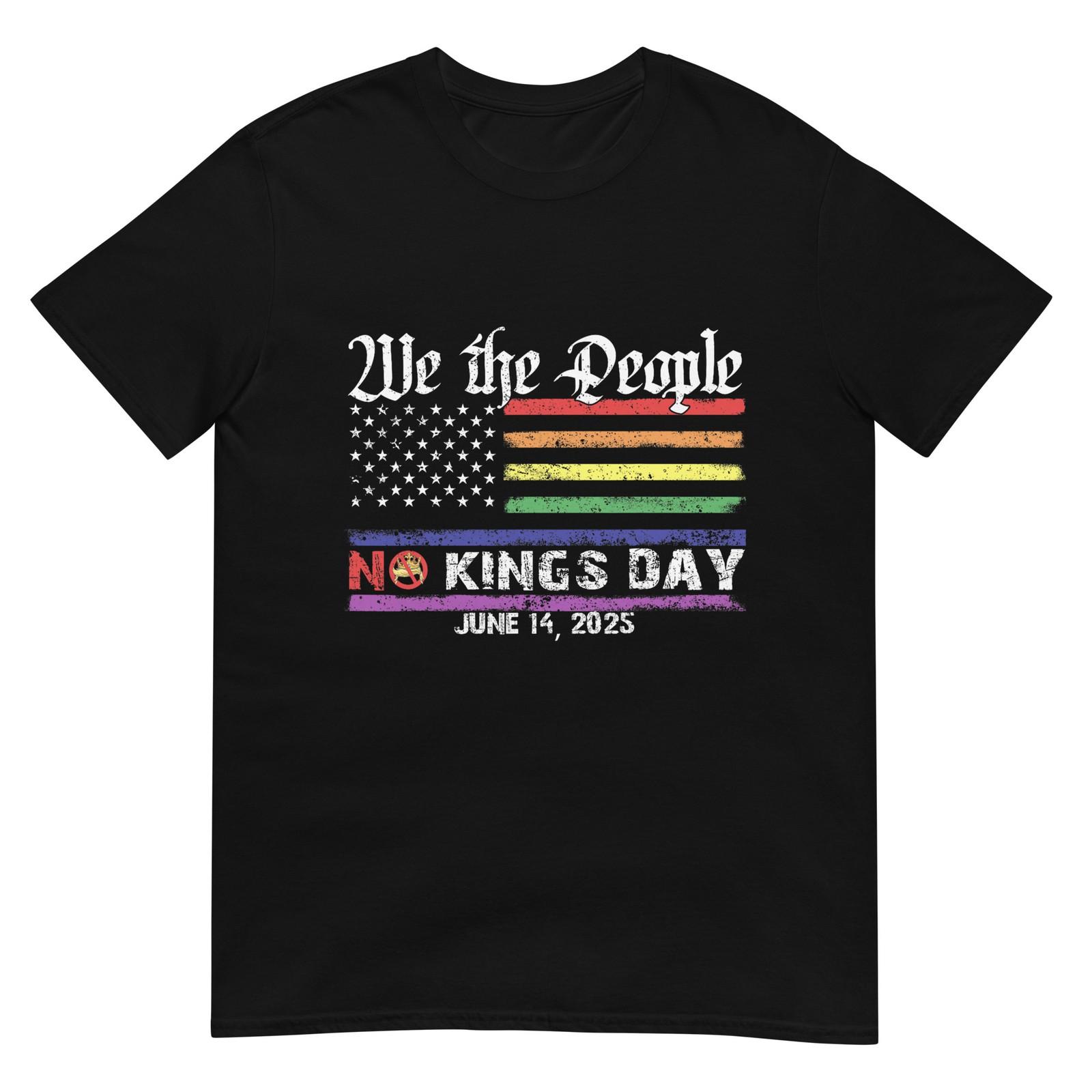 No Kings Day June 14th Protest Tee 2025 No Kings in America T-Shirt L