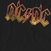 AC/DC Unisex Adult Fire Logo T-Shirt