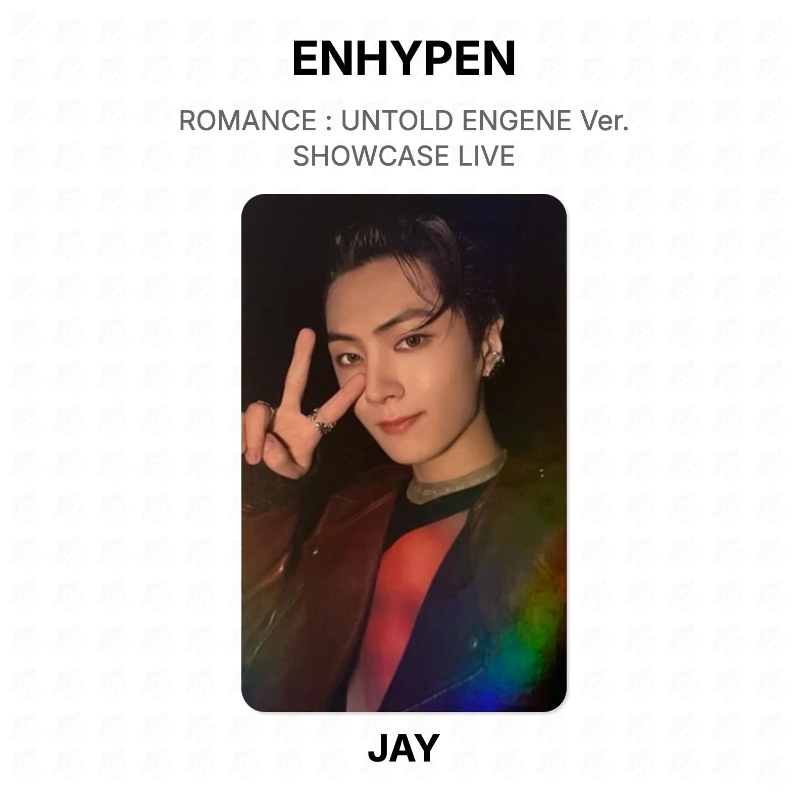 ENHYPEN ROMANCE : UNTOLD ENGENE Ver. SHOWCASE LIVE Official Photocard JAY