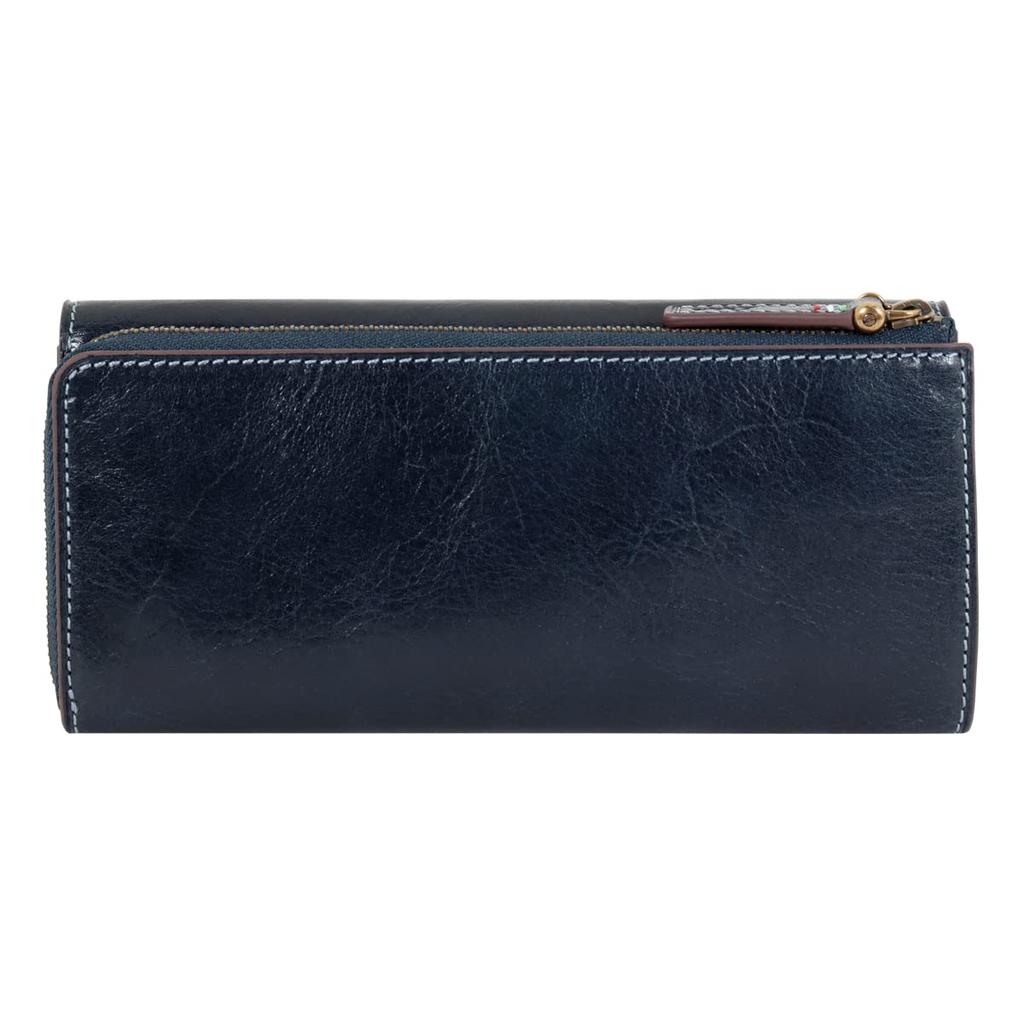 Lange Geldbörse Echtleder Grün [Dakota] Damen DA-30273-50