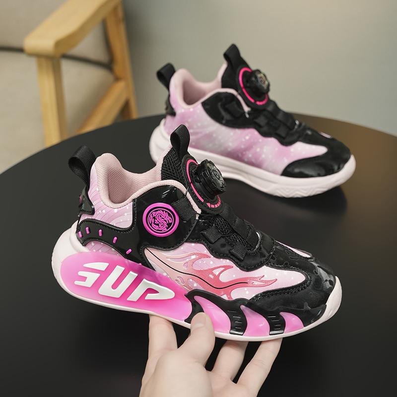 Chlapci Dívky Podzim Zima Ležérní Basketbalové Sportovní Boty Dětské Studentské Vycházkové Běžecké Tenisky Školní Tenisové Trenéry