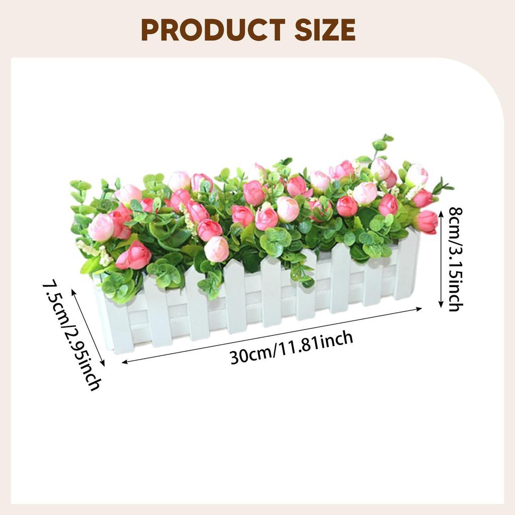 Artificial Flower Plant Decorative Gifts Fake Plant for Bedroom Home Wedding