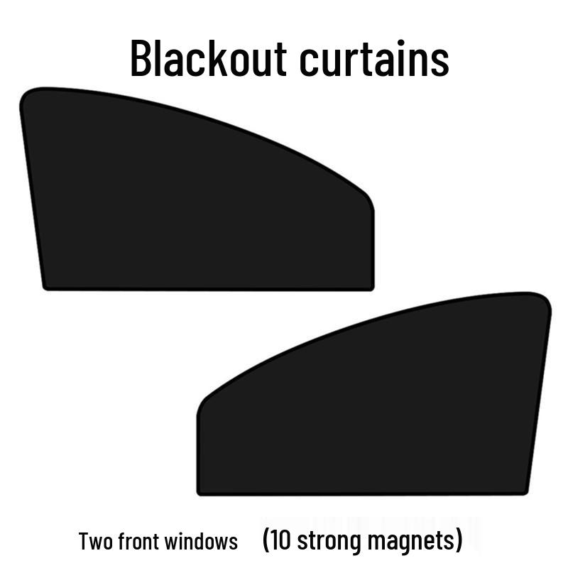 Cortina Quebra-Sol Blackout Magnética para Janela de Carro – Isolamento de Calor de Verão e Proteção UV