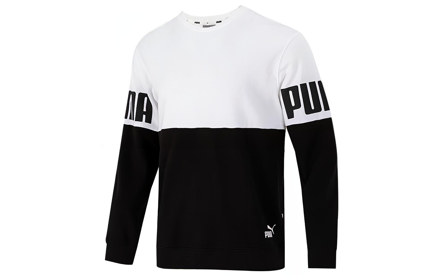 PUMA Sweatshirt Men s Black White 847722-02 M
