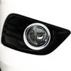 2 st Dimljuslampas Kåpa Trimklistermärke Dekorationsring för Ford Focus 2 Mk2 2009-2011 ABS Krom Tillbehör Bilstyling