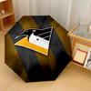 Pittsburgh Penguins Print Auto 8?Ribs Folding Umbrella Wind Resistant Lightweight Automatic Umbrella For Daily Travel