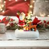 Santa Santa Figurine Collectible Christmas Statue for Office Festival Desk