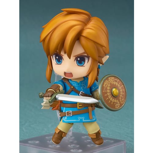 GOOD SMILE COMPANY Nendoroid The Legend of Zelda: Breath of the Wild Link Breath of the Wild Ver. DX Edition Non-Scale Plastic Painted Articulated Fig